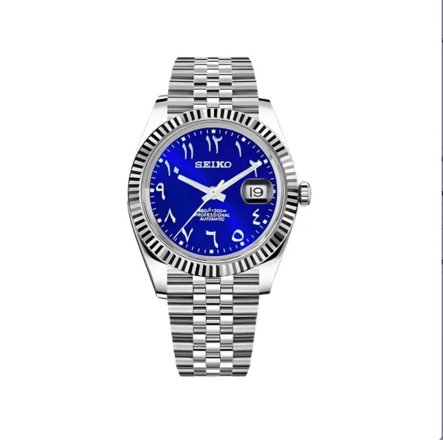 Seiko Mod Datejust Arabic Dial | Automatic 40mm | Multiple Colors