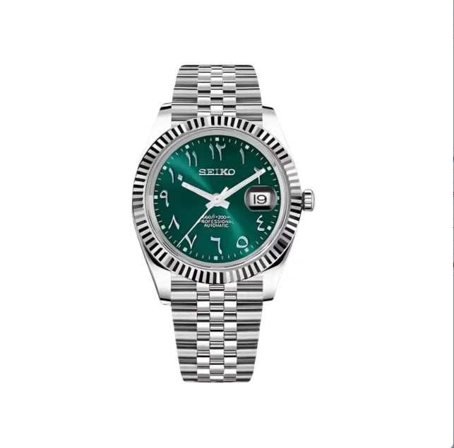Seiko Mod Datejust Arabic Dial | Automatic 40mm | Multiple Colors