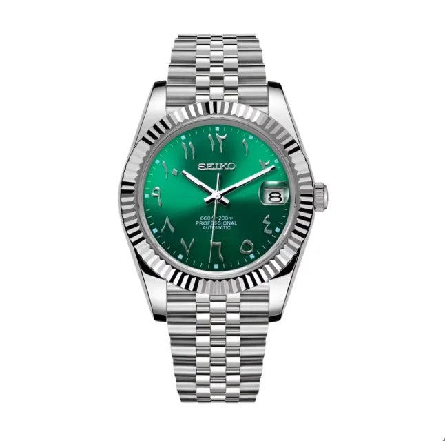 Seiko Mod Datejust Arabic Dial | Automatic 40mm | Multiple Colors