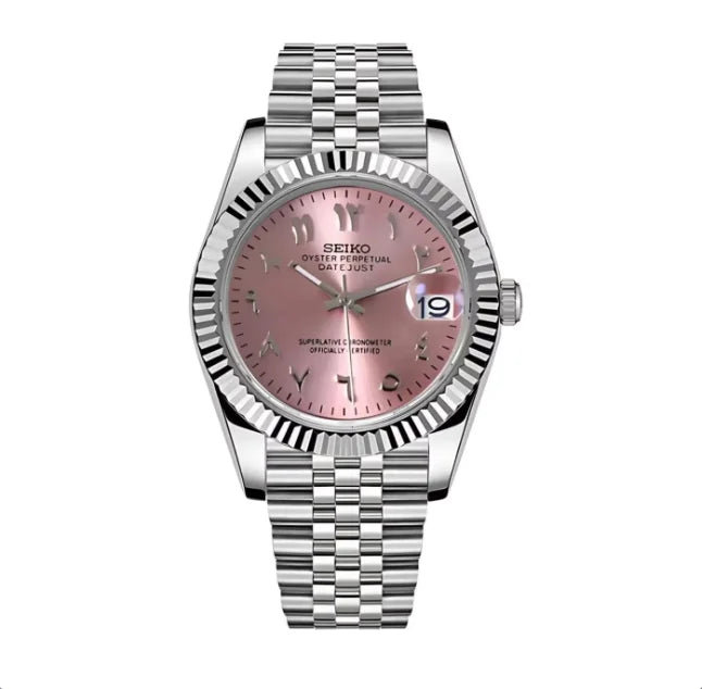 Seiko Mod Datejust Arabic Dial | Automatic 40mm | Multiple Colors
