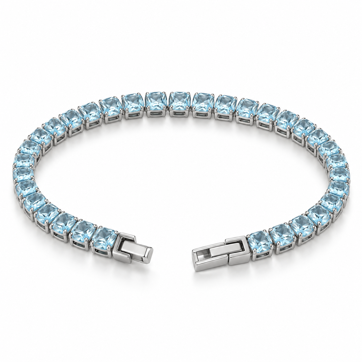 Tiffany Blue Matrix Tennis Bracelet