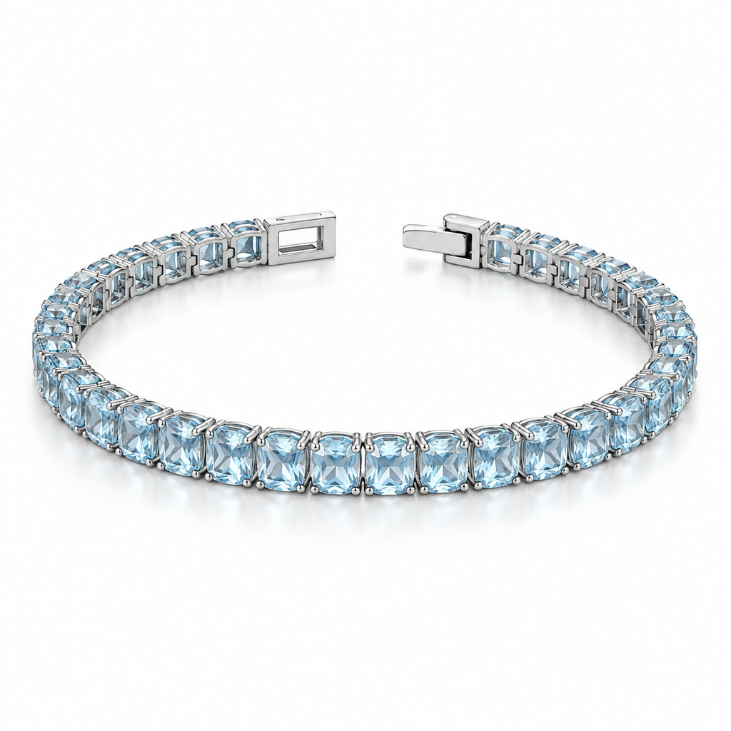 Tiffany Blue Matrix Tennis Bracelet