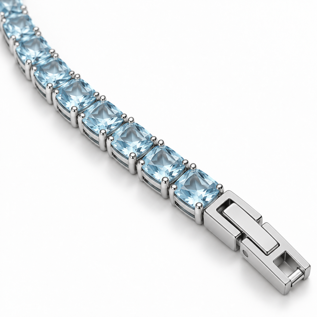 Tiffany Blue Matrix Tennis Bracelet