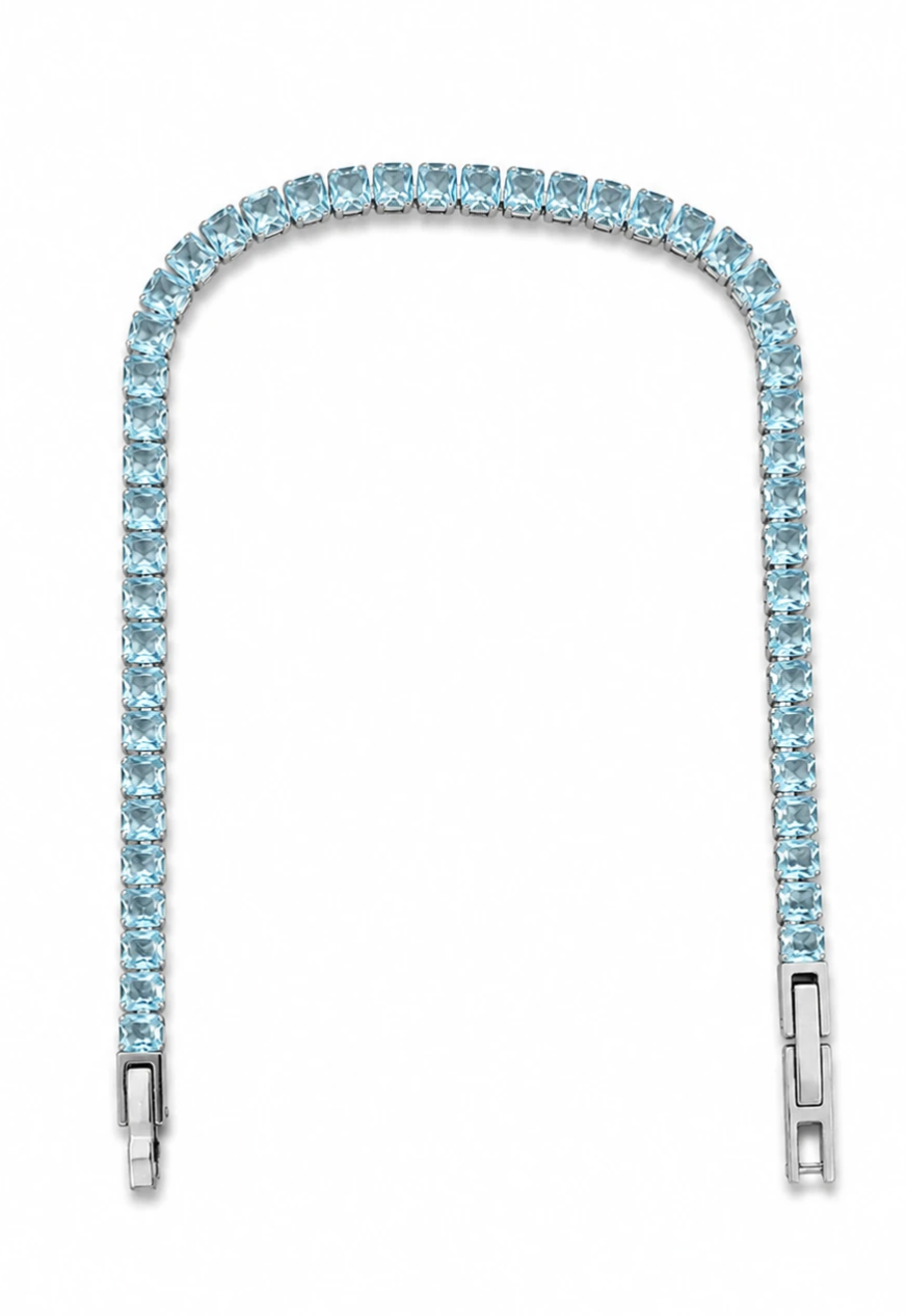 Tiffany Blue Matrix Tennis Bracelet