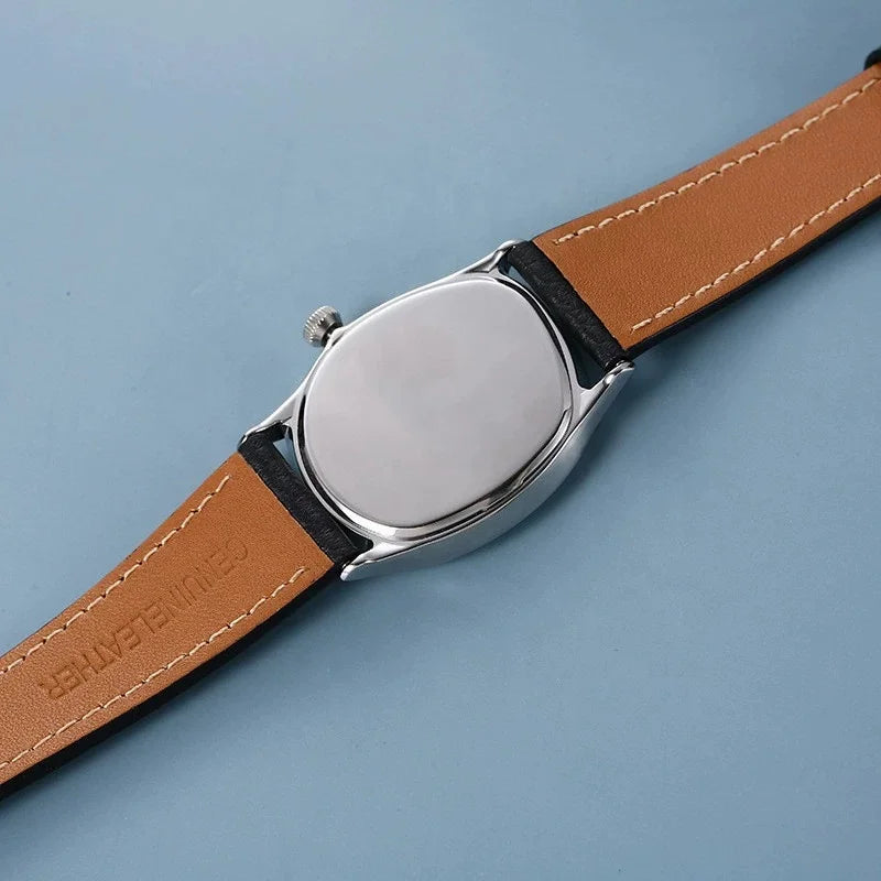 Retro Mirage Dress Watch with Roman Numeral Dial
