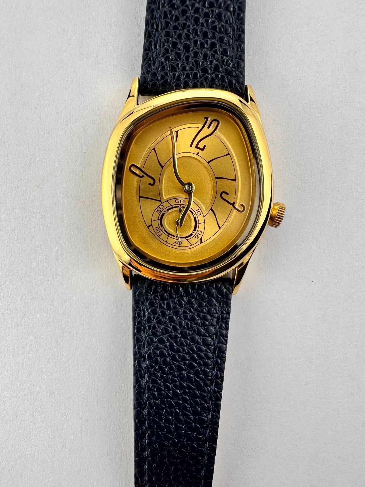 Retro Mirage Dress Watch with Roman Numeral Dial