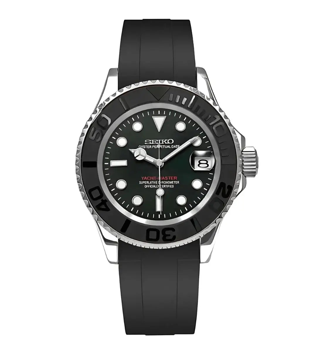 Seiko Yacht-Master Mod | Automatic Stainless Steel Luxury Sport Style