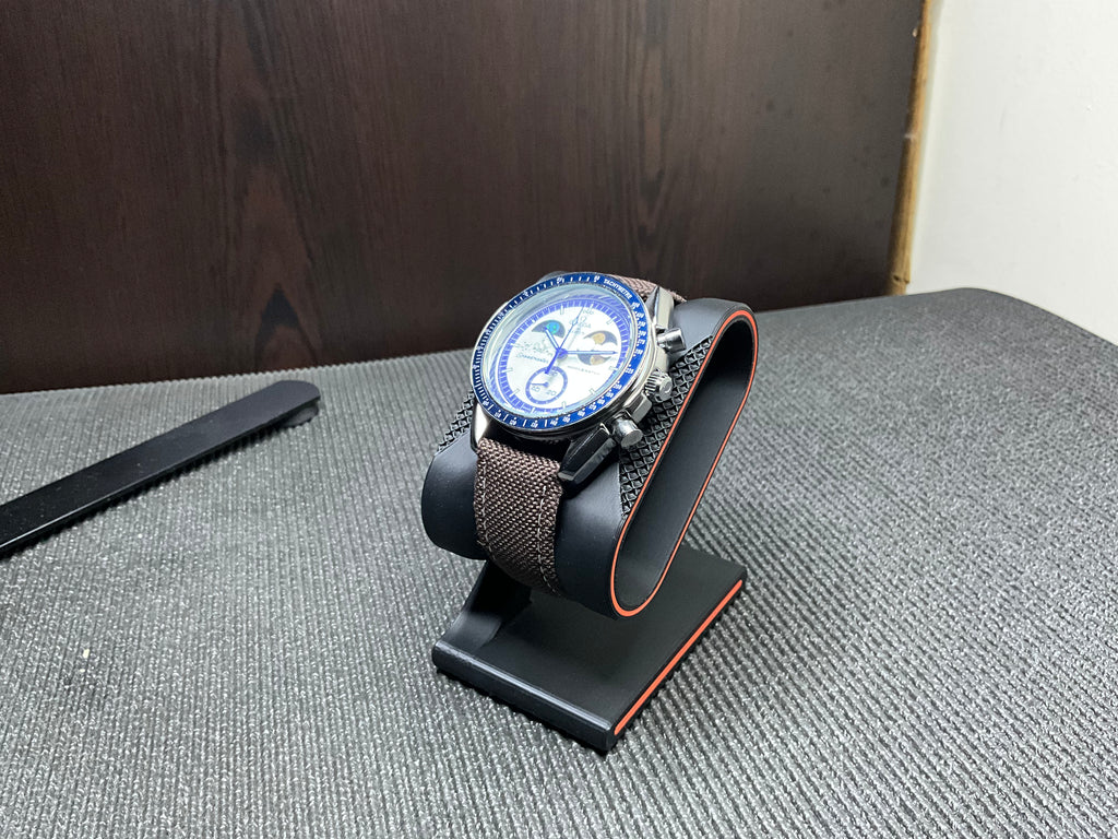 Custom Metal Case Omega x Swatch Mission to Earthphase Moonshine Gold Watch Mod