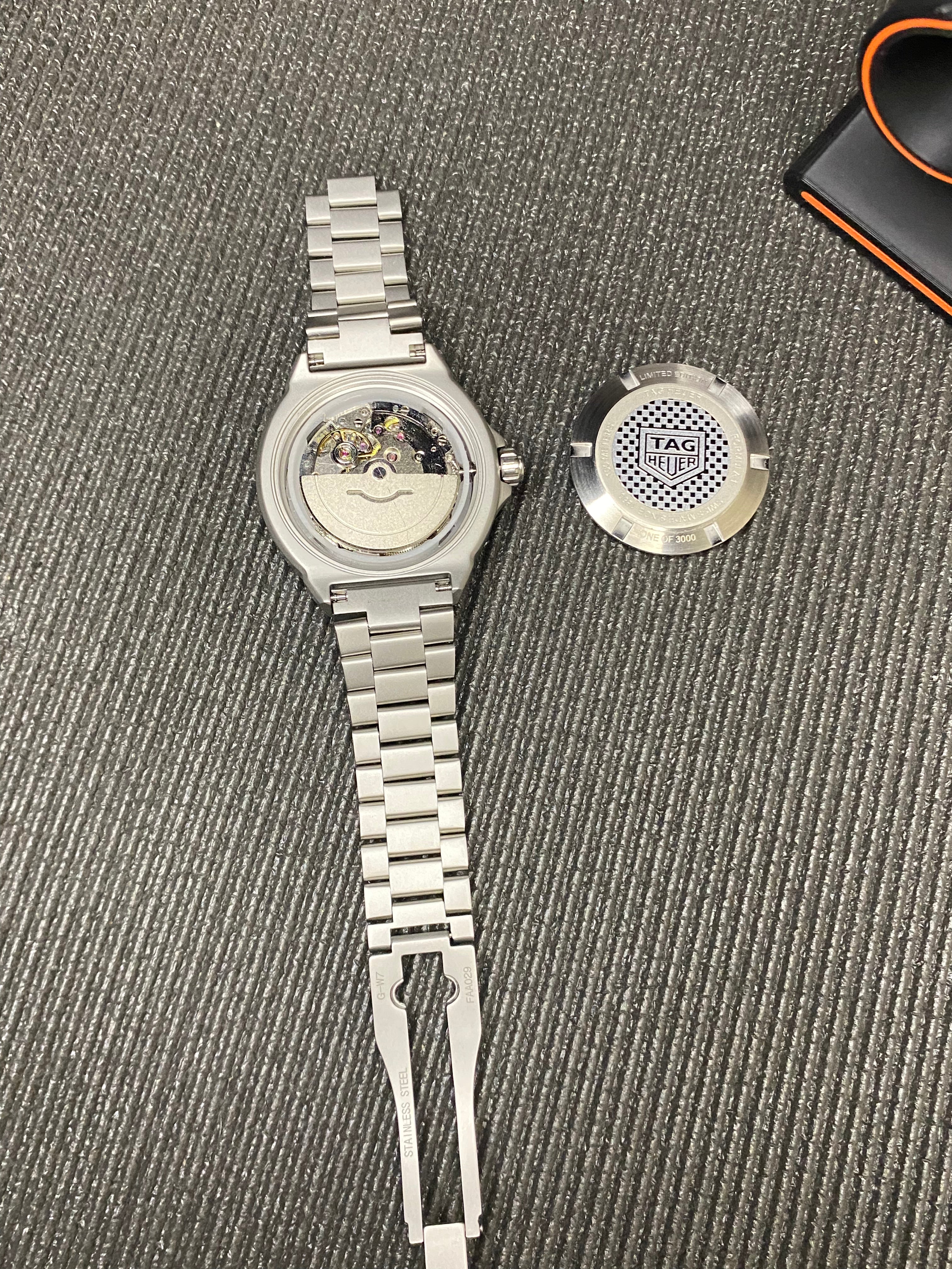Custom Tag Heuer Formula 1 Solargraph Automatic Watch Mod - 39 mm