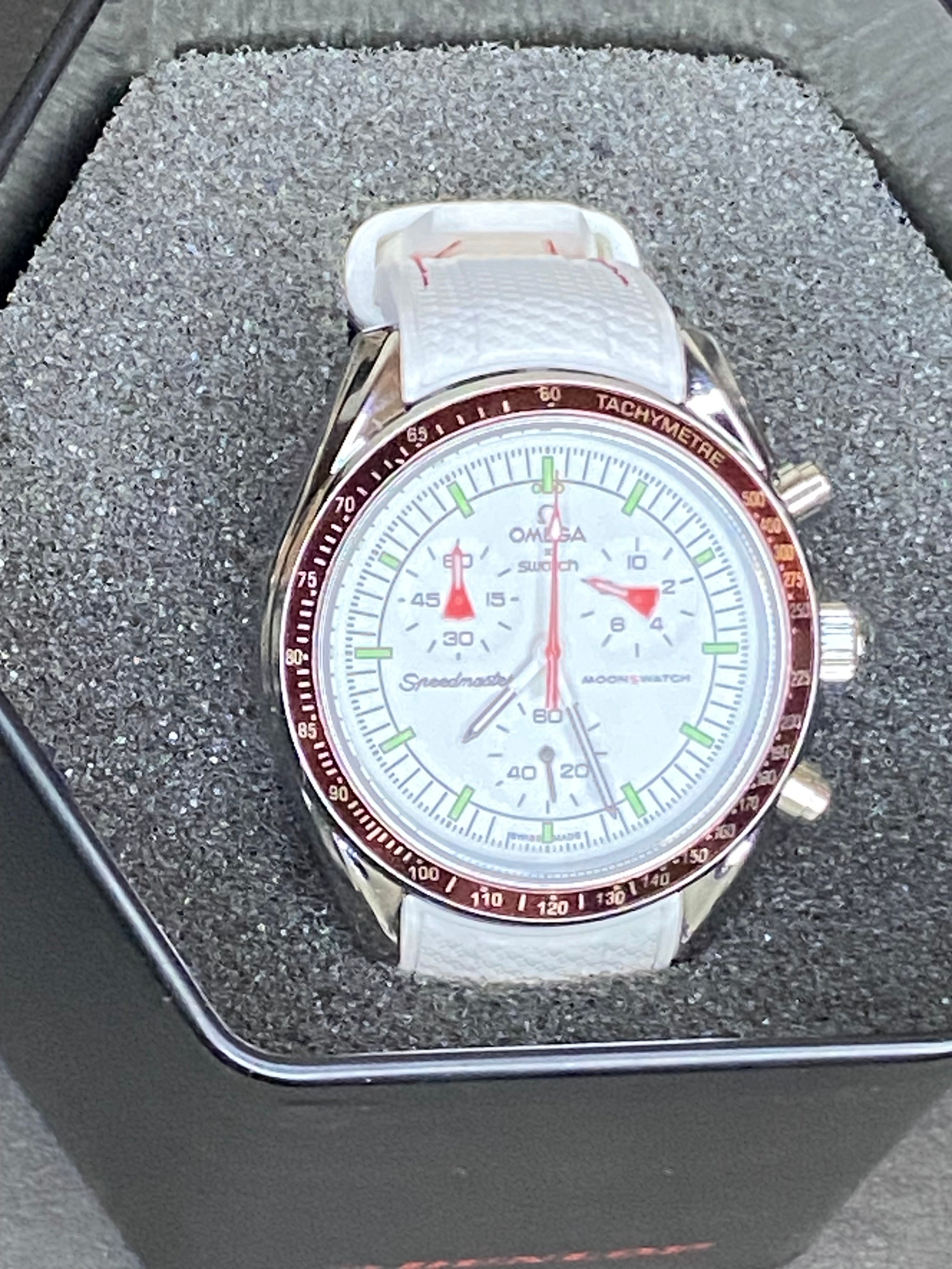 Omega x Swatch Moonswatch Mission To Mars – Metal Case Mod