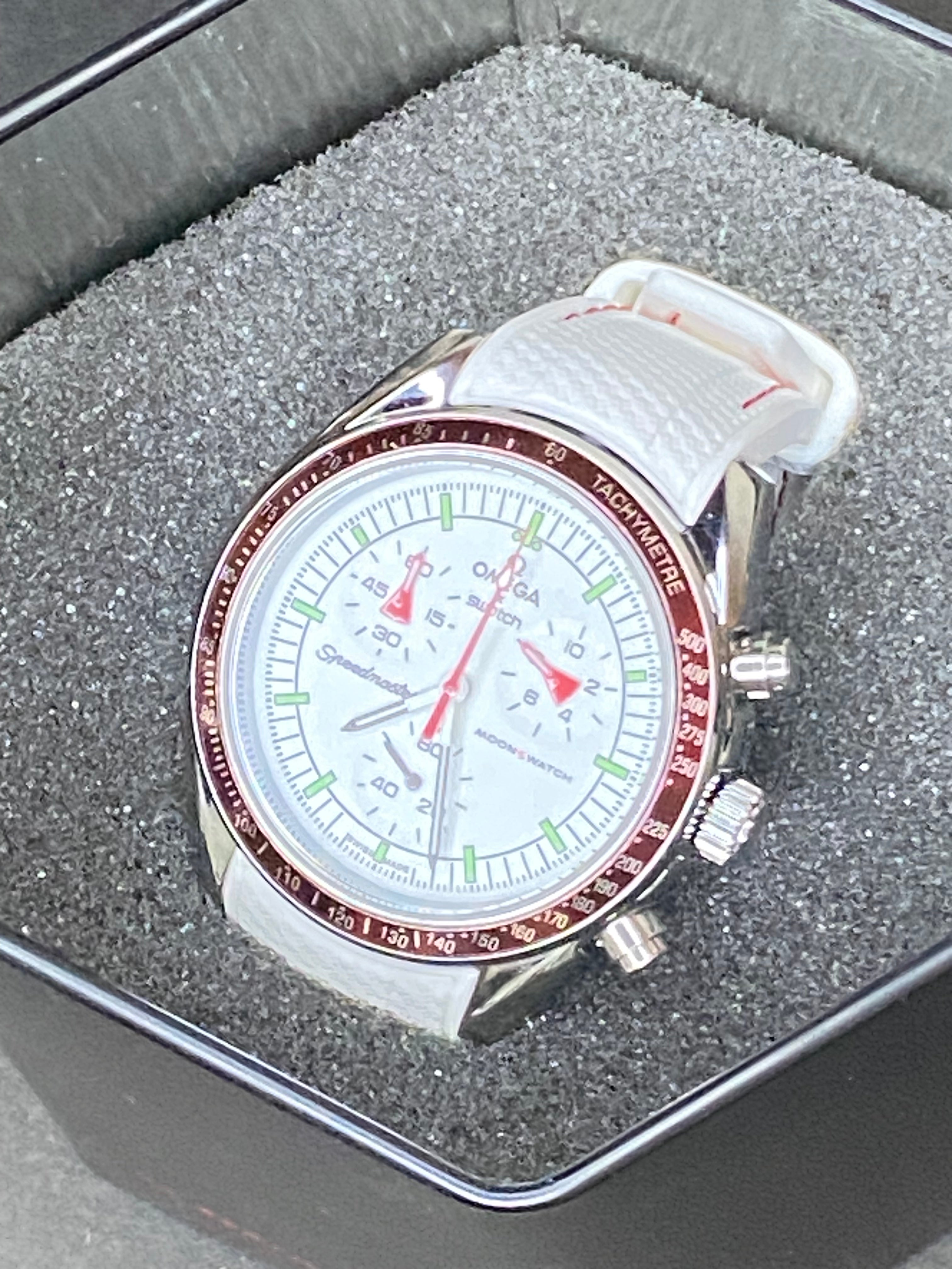 Omega x Swatch Moonswatch Mission To Mars – Metal Case Mod