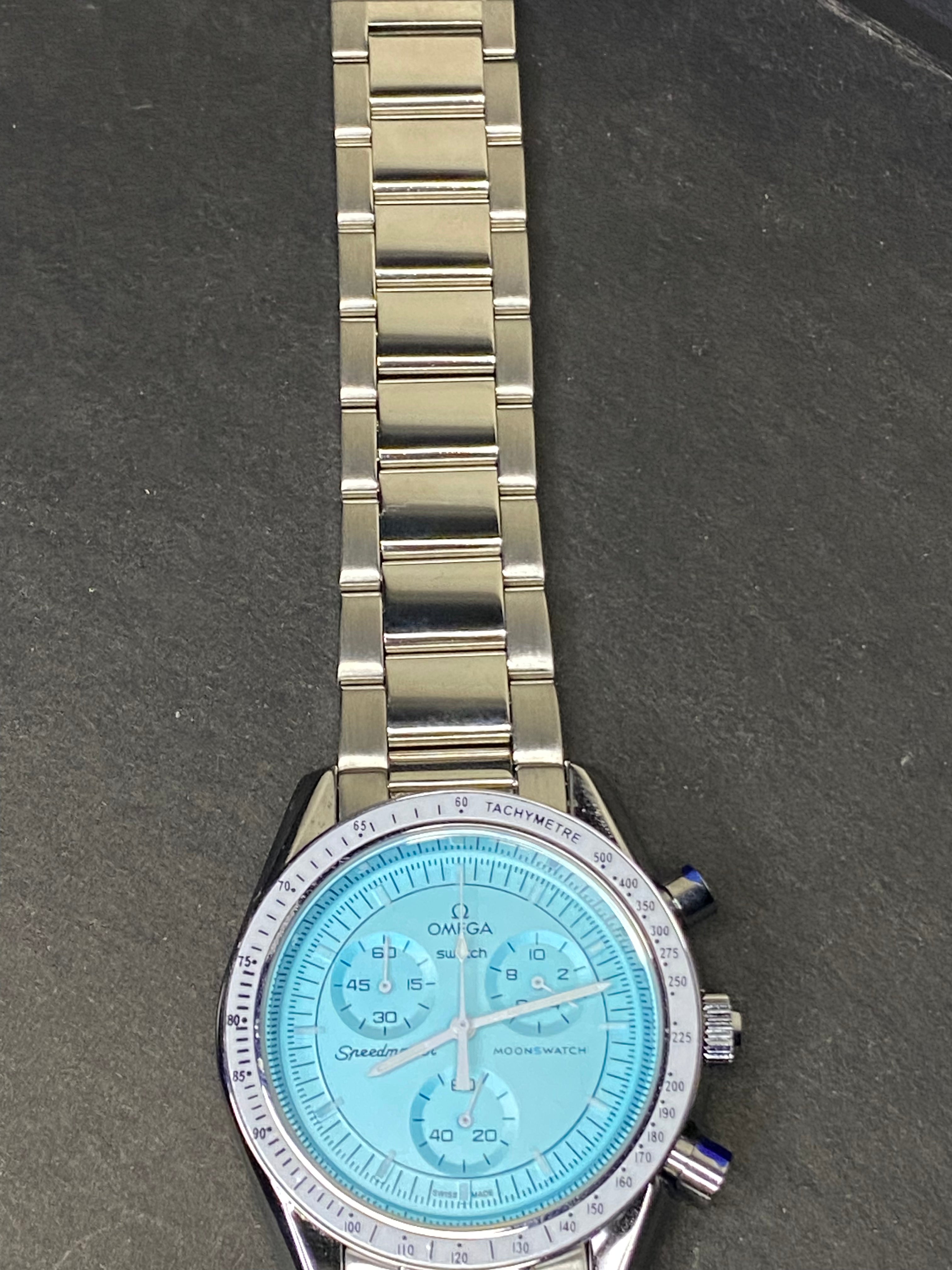 Swatch x Omega Moonswatch “Mission to Uranus” – Premium Metal Case Mod | Collector’s Edition