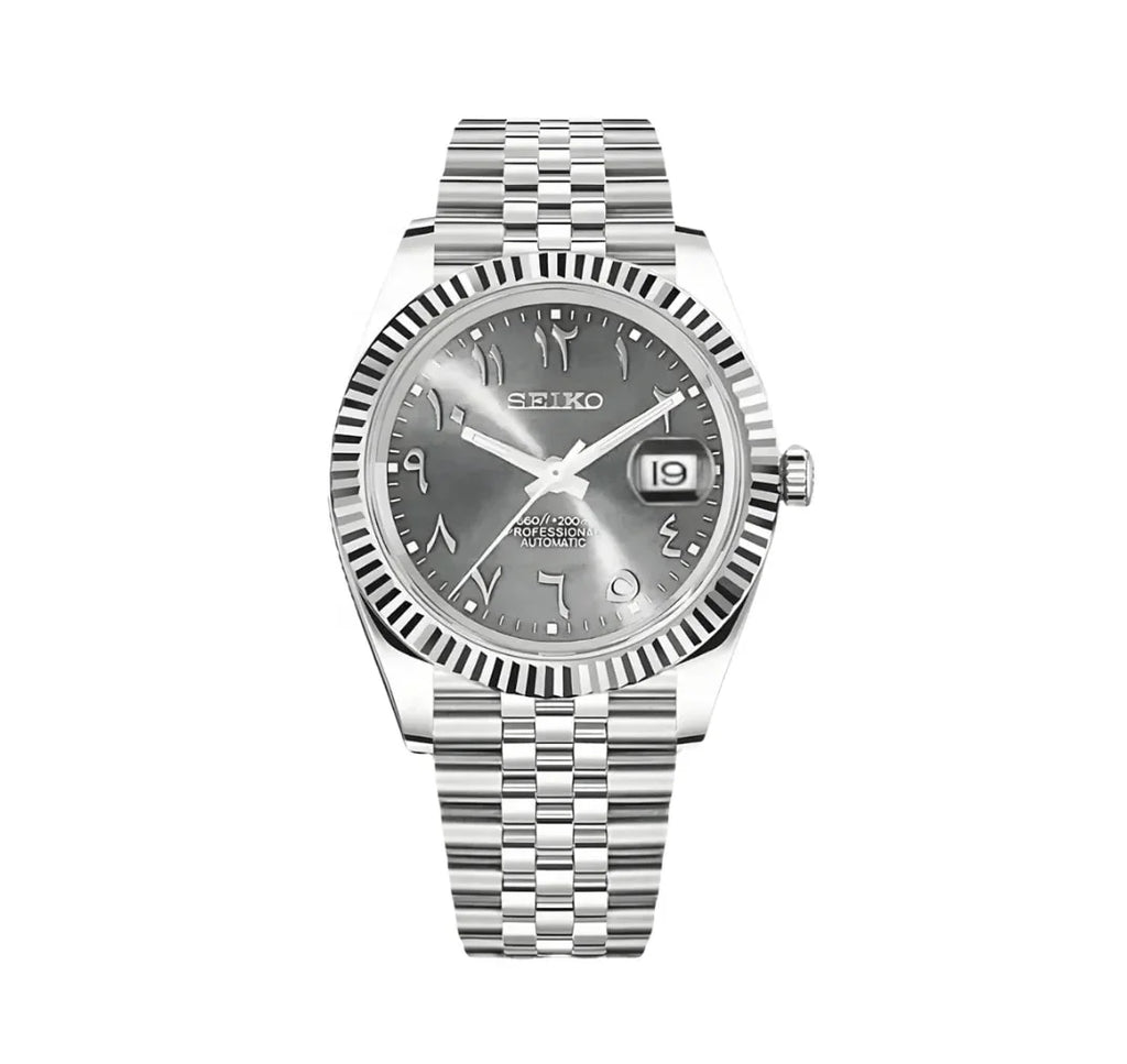 Seiko Mod Datejust Arabic Dial | Automatic 40mm | Multiple Colors