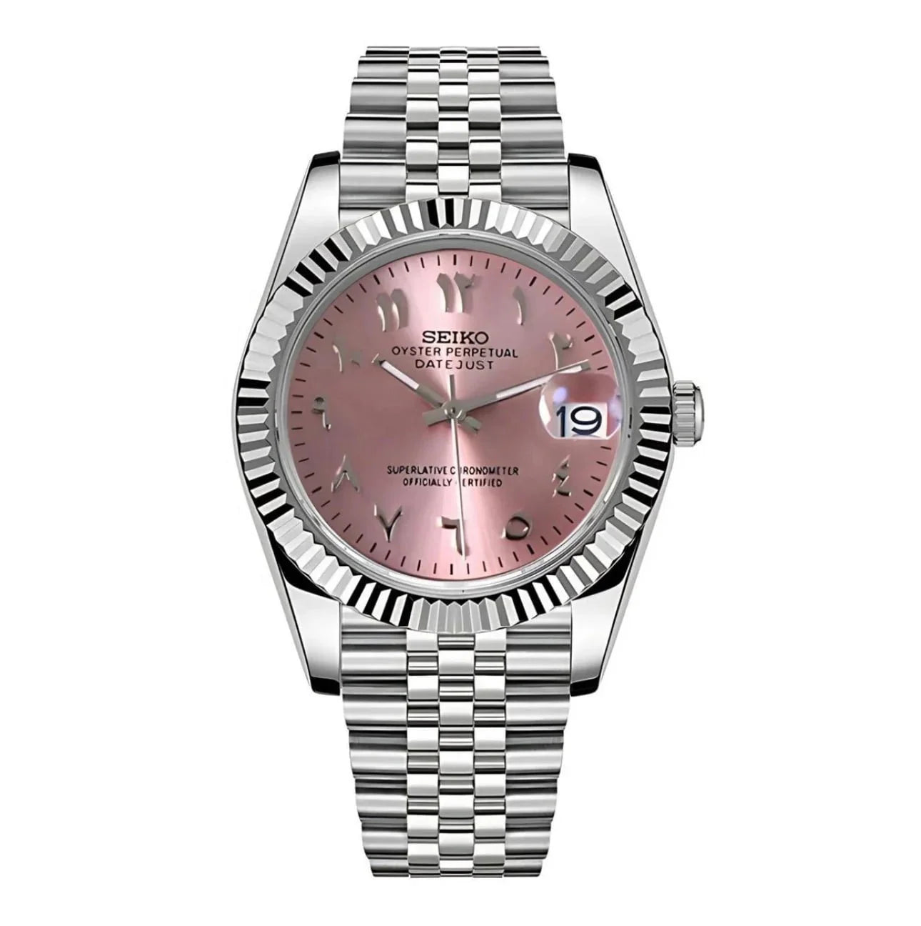 Seiko Mod Datejust Arabic Dial | Automatic 40mm | Multiple Colors