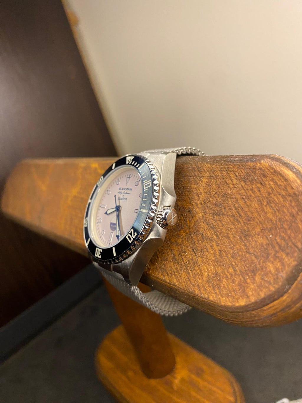 Swatch × Blancpain Scuba Fifty Fathoms – Antarctic Ocean Metal Case Mod