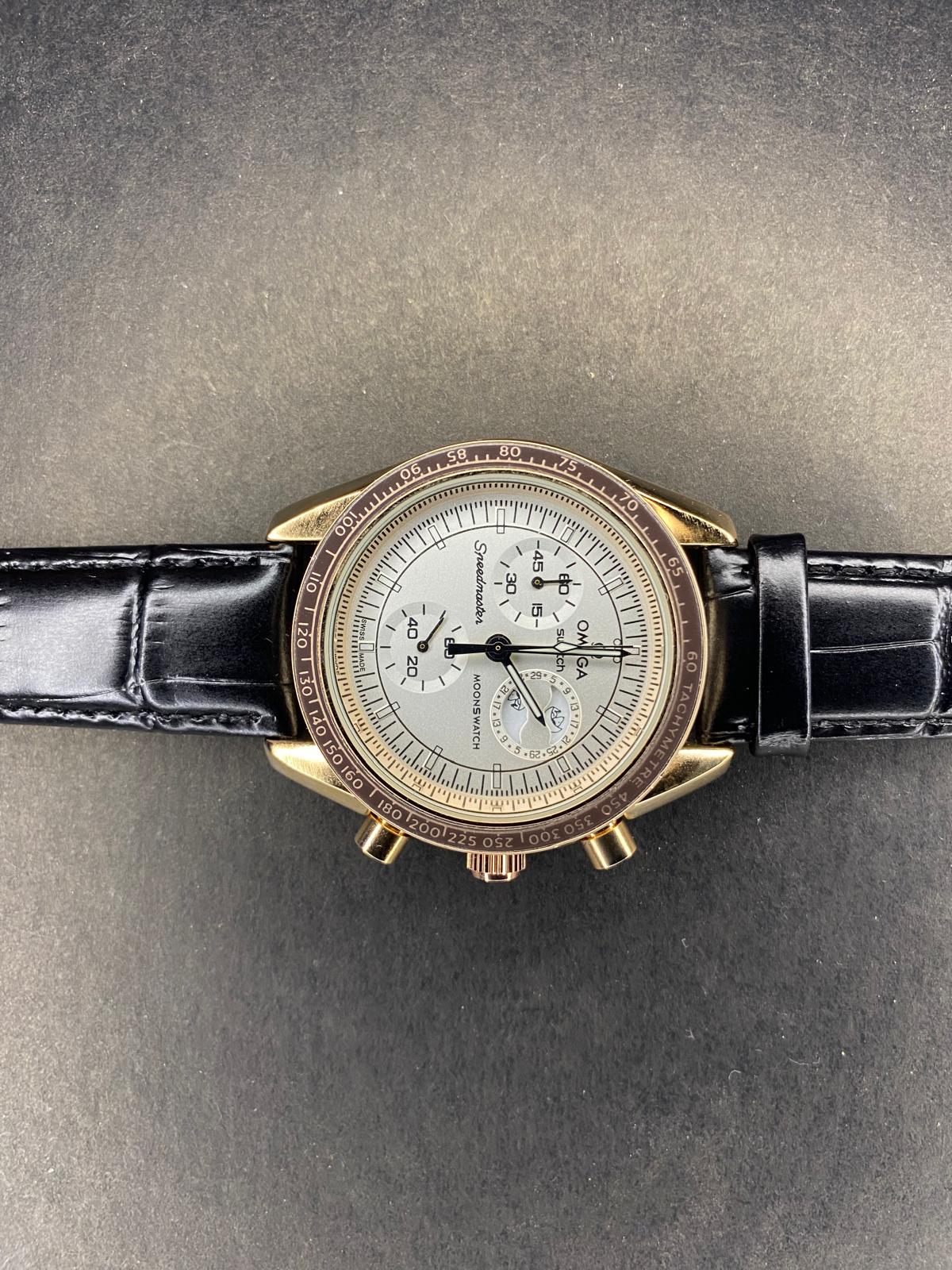 Omega x Swatch Moonswatch Snoopy – Metal Case Mod