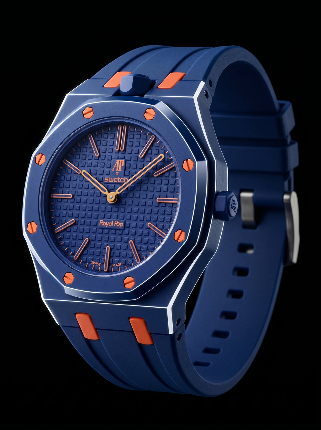 Custom AP x Swatch Royal Pop Mod Watch – Ready to Wear