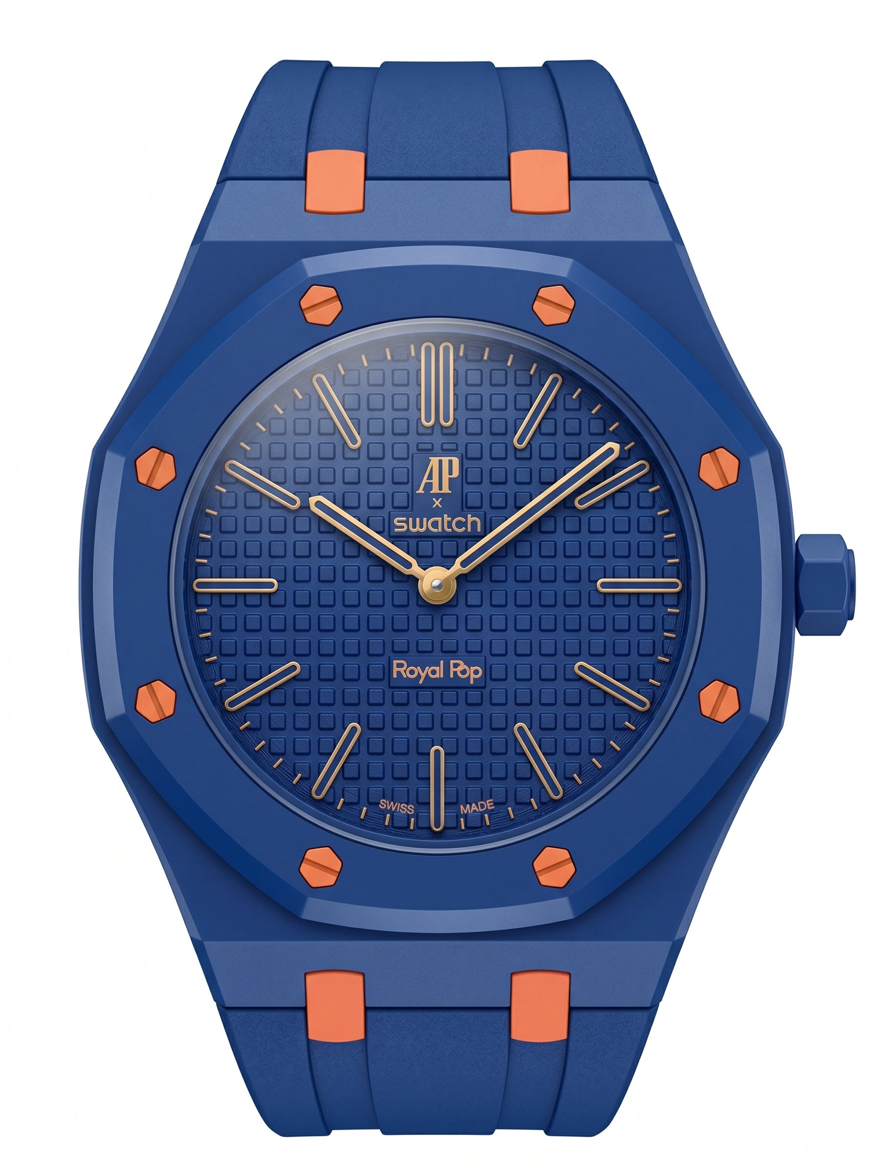 Custom AP x Swatch Royal Pop Mod Watch – Ready to Wear